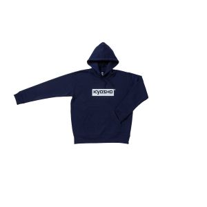 KYOSHO ボックスロゴ パーカー (ネイビー/3L) KOS-PK01NV-XL