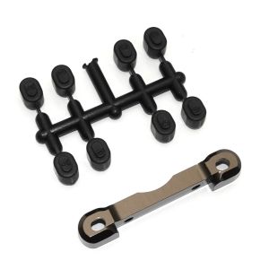 Aluminum Front Sus. Holder (FR/Gunmetal/ZX7.5) LA433