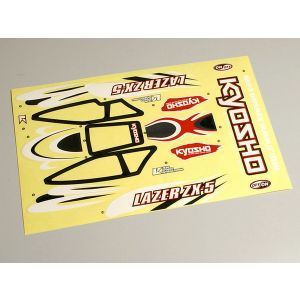 Decal(LAZER ZX-5RS/Type-1/Red/Glay) LAD101