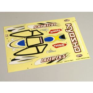デカール(レーザーZX-5RS/タイプ2/イエロー/ブルー)  LAD102