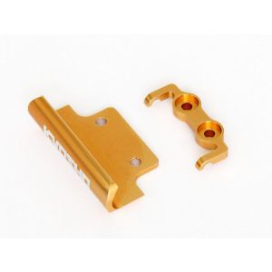 アルミフロント&リヤバンパーセット (ゴールド)  MBW029G