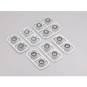 マルチオフセットホイールセット(メッキ/ミニッツAWD/14Pcs)  MDH100MS