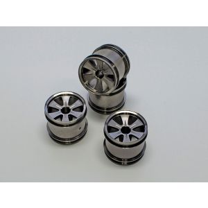 Al-Wheel for MINI-Z MONSTER(GUN METALLIC) MMH10GM