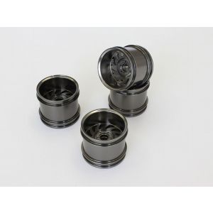 Deep Al-Wheel for MINI-Z MONSTER(GUN METALLIC) MMH20GM