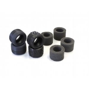 Tire&Inner set (Ribb&Block/for Monster) MMT05