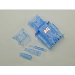 Skelton Main Chassis Set(Clear-Blue/MR-0 MZF401CB