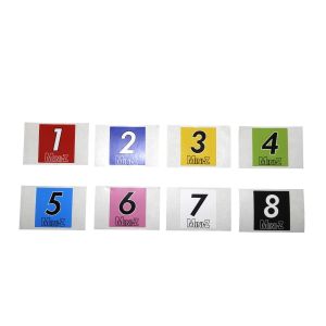 Mini-Z Car Number (No.1-8/50set) MZW129