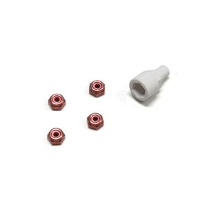 カラーナイロンナット(レッド)  MZW13R