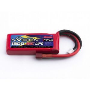 nVision LiPo 3s 11,1V 1300 30C Deans NVO1808