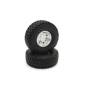 Complete Chrome Wheel & Tire Set (2pcs) OLTH001SM