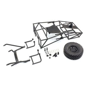 ロールケージセット(スペアタイヤ1個付/ブラックホイール) OLW003