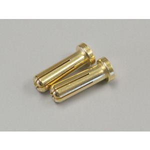 ローハイト ヨーロピアンプラグ (5mm/ゴールド/2pcs) ORI40056