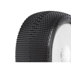 Hole Shot4.0"S3 1:8TruckTires/WhiteWheel PL-9033-233
