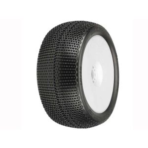 Buck Shot4.0"S3 1:8 Truck Tires/White Wheel PL-9063-233B PL-9063-233B