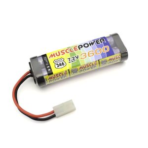 マッスルパワー 3600 7.2V Ni-MH バッテリー  R246-8453B