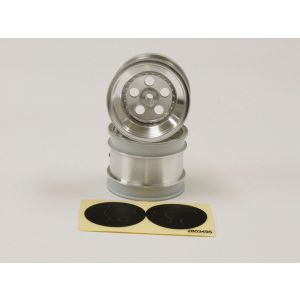 リヤホイール(サテンクロームメッキ/2入/トマホーク) SCH008SCB