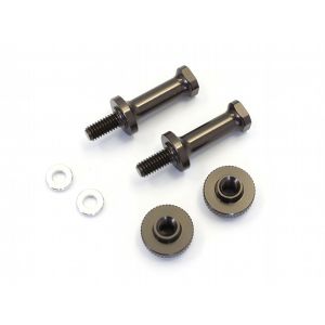 アルミバッテリーポストセット (ガンメタリック/RB5/RT5)  UMW520GM