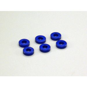アルミカラー(3x7x2/ブルー/6Pcs)  W0144