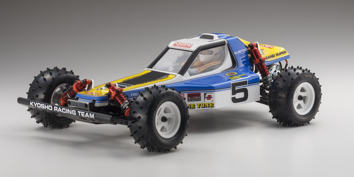 Kyosho 30617B 1//10 Scale Optima 4WD Off Road Racer Buggy Kit w// Clear Body