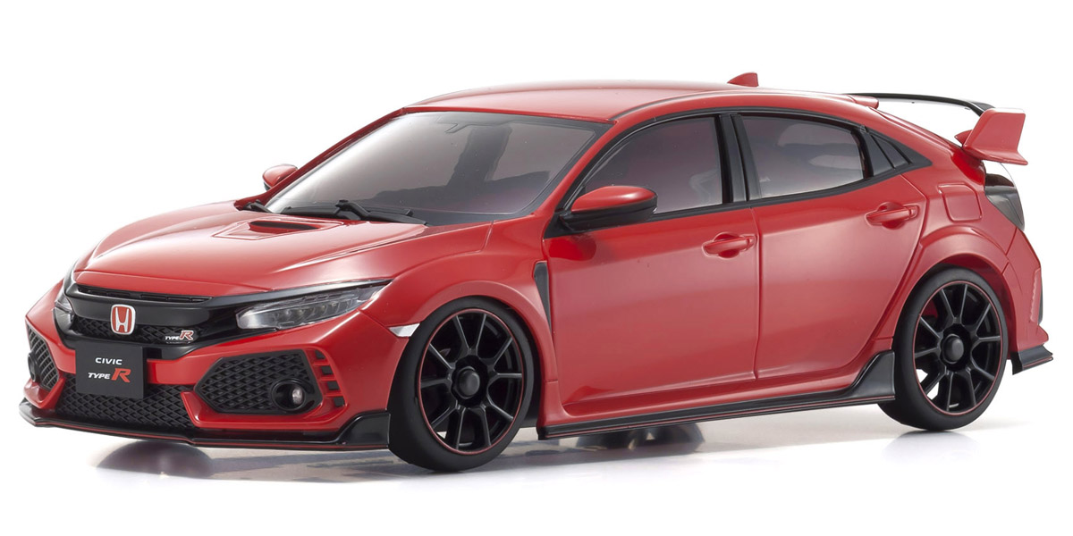MINI-Z FWD Honda CIVIC Type R Flame Red Readyset RTR 32424R 