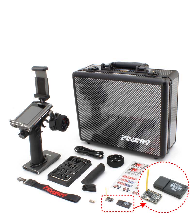 トップレーサーも使用！ Flyskyハイエンドプロポ Noble NB4 PRO+ Mini-Z EVO用受信機RM005モジュールセット