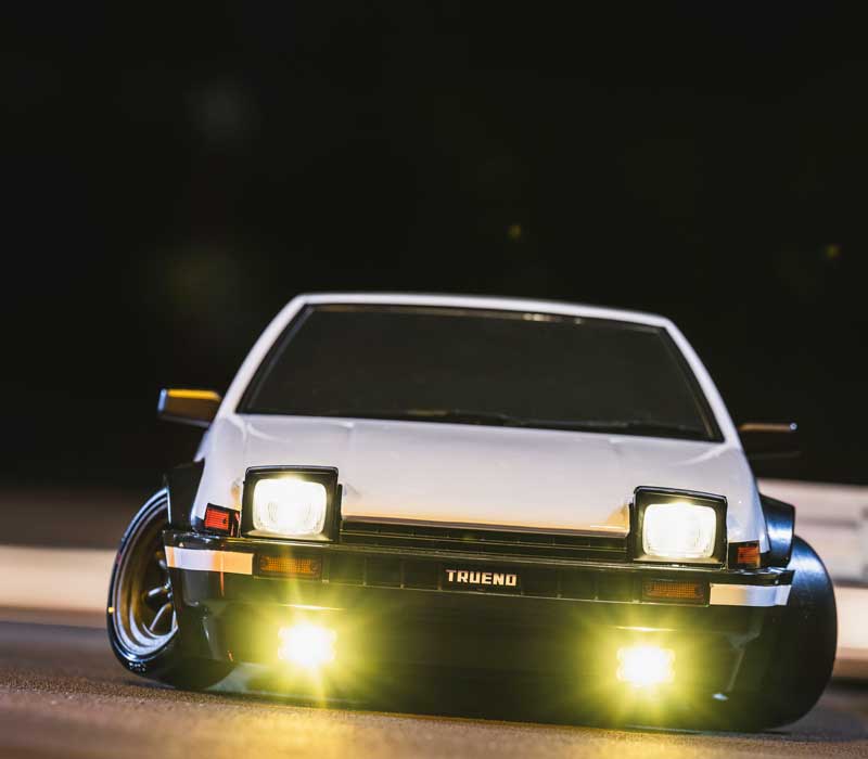 1/10 SCALE ELECTRIC POWERED 2WD DRIFT CAR FAZER D2 FZD2 readyset トヨタ スプリンター トレノ AE86