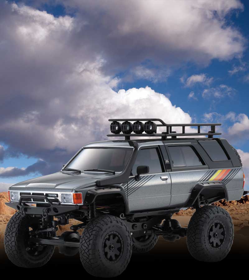 見た目がよりワイルドになった アクセサリー付Ver. MINI-Z 4x4 readyset トヨタ 4ランナー (ハイラックスサーフ) アクセサリーパーツ付