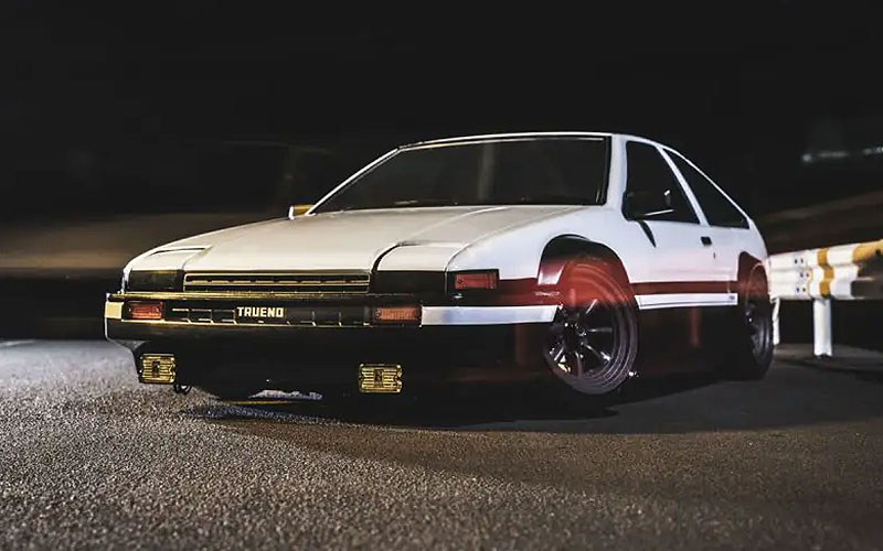 1/10 EP 2WD フェーザーD2 FZD2シリーズ レディセット トヨタ スプリンター トレノ AE86 ホワイト