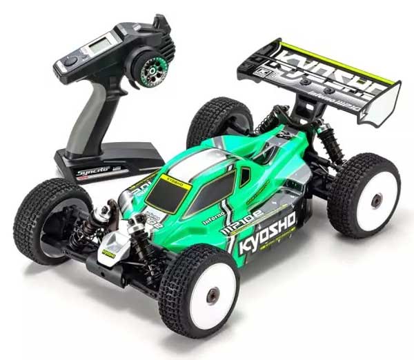 1/8スケール ラジオコントロール ブラシレスパワード 4WD レーシングバギー レディセット インファーノ MP10e カラータイプ1 グリーン