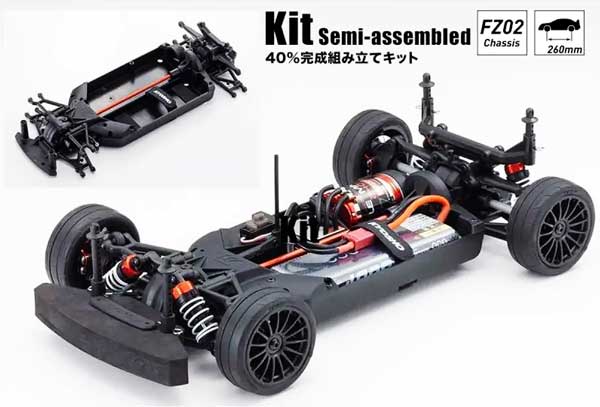 1/10 EP 4WD フェーザーMk2 FZ02 シャシーキット