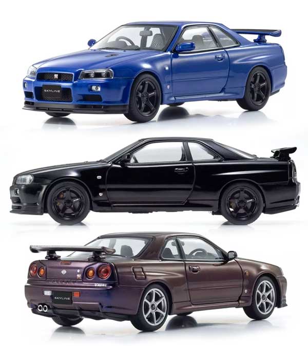 京商オリジナル 1/43 日産 スカイラインGT-R/R34 Vスペック
