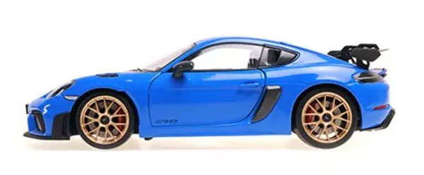 1/18 ポルシェ ケイマン GT4 RS 2024 ブルー/ヴァイザッハパッケージ