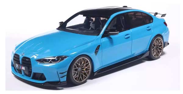 SOLIDOミニカー 1/18 BMW M3 パフォーマンス パーツ 2024 (ブルー) 