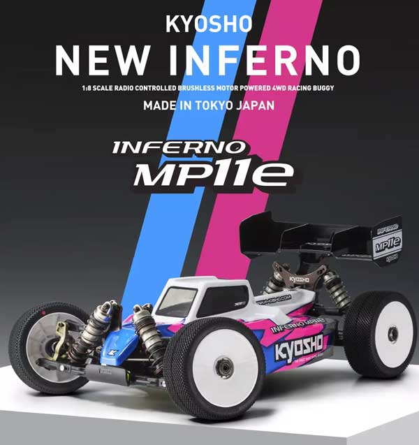 1/8スケール ラジオコントロール ブラシレスパワード 4ＷＤ レーシングバギー キット インファーノMP11e