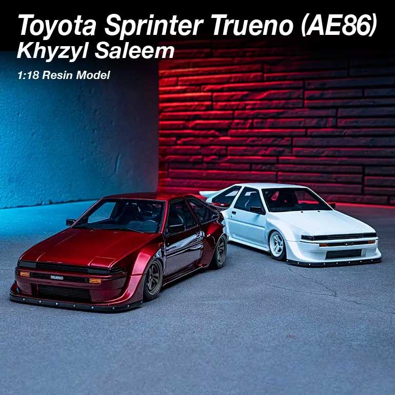 1/18 トヨタ スプリンタートレノAE86 Khyzyl Saleem