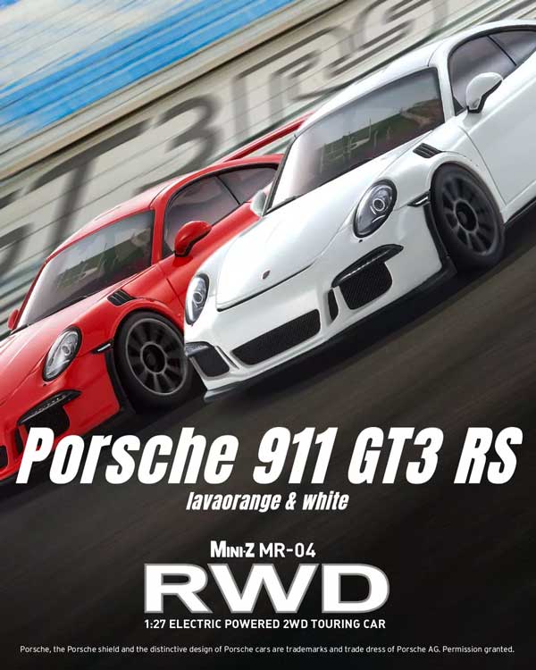 ミニッツRWD MR-04 ポルシェ911 GT3 RS