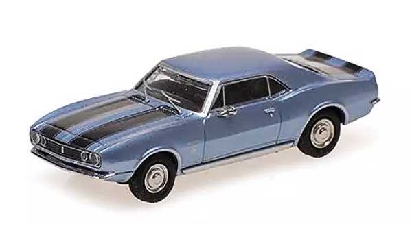 MINICHAMPS 1/87 シボレー カマロ 1967 ブルーメタリック