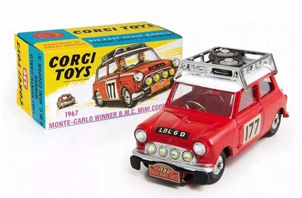 CORGI 1/42 #339 モンテカルロ優勝 1967 BMC ミニ クーパー S