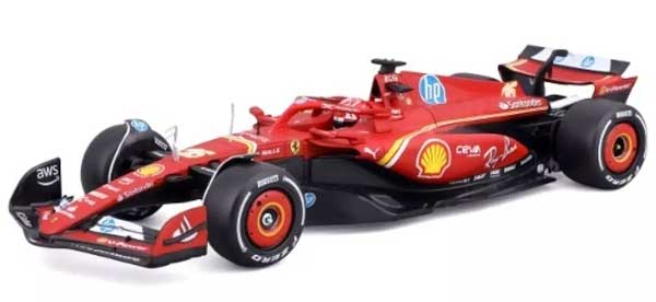 フェラーリ SF-24 モナコGP 2024 No.16 C.ルクレール ドライバー付 組立キット