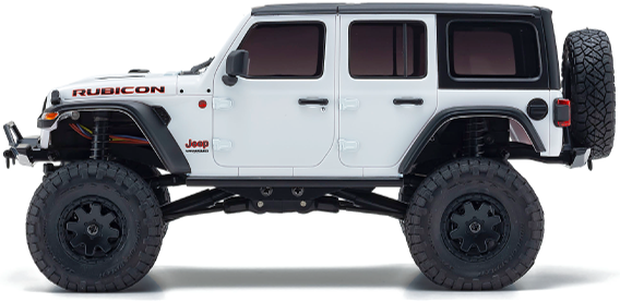 for sale online Kyosho MINI-Z Jeep Wrangler Unlimited Rubicon 4WD 1/24 Scale RC Crawler 32521W Bright White 
