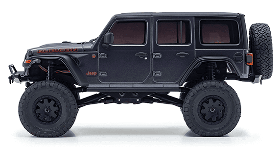 MINI-Z 4X4 Readyset Jeep(R) Wrangler Unlimited Rubicon Granite Crystal Metallic No.32521GM