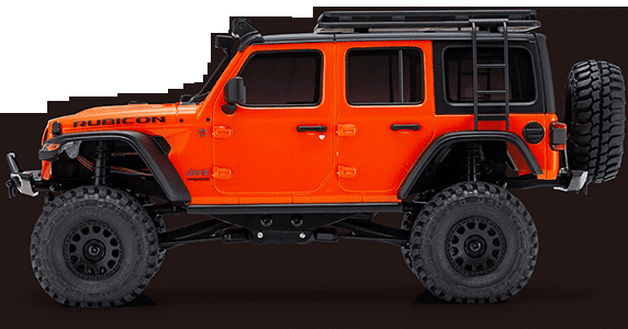 MINI-Z 4X4 Readyset Jeep(R) Wrangler Unlimited Rubicon with Accessory parts Punk’n Metallic No.32528MO