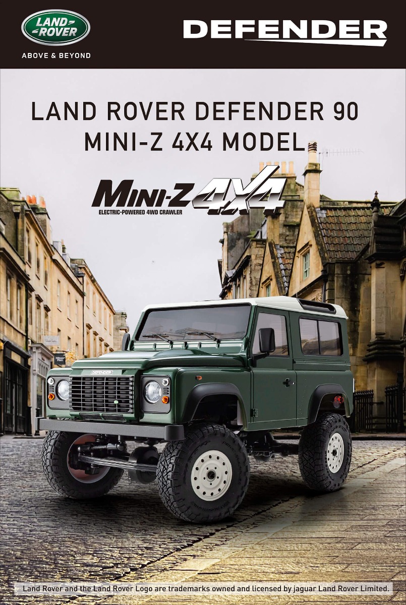 LAND ROVER DEFENDER 90 MINI-Z 4X4 MODEL